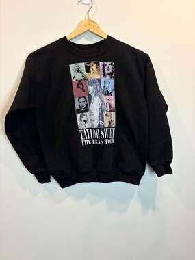 Taylor Swift The Eras Tour Graphic Crewneck Sweatshirt Kids Size